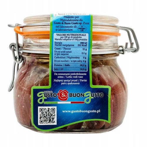 Fletti di acciughe -anchois 580g! Gustobuongsto