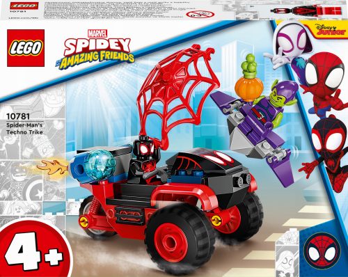  LEGO Super Heroes 10781 Pókember technikai tricikli