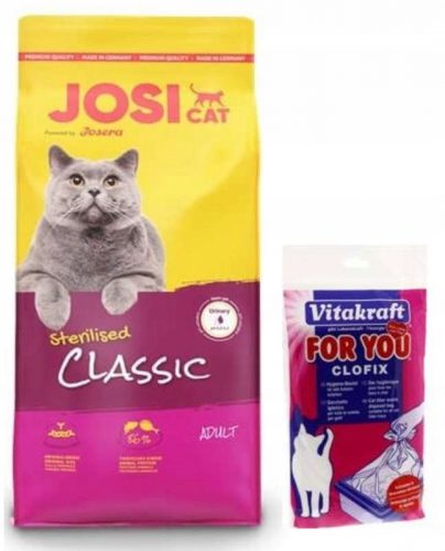 Granulátum macskáknak - JosiCat Classic Sterilizált 10kg