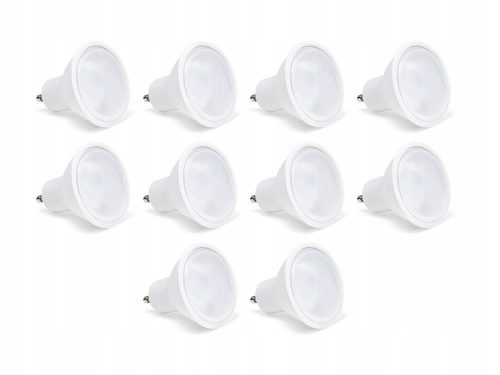 LED izzó GU10 7W 3000K 10db set készlet