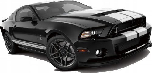 Gyermek falragaszok - Falmatricák mustang shelby gt500 70x32 cm