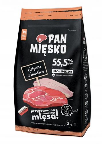  PAN HÚS Borjúhús pulykával 3kg Crisps XL