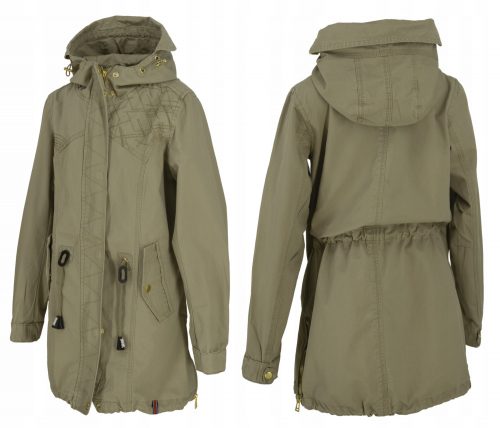 Gyermek kabát - X027 Pamut parka kabát, kabát, 164-es méret