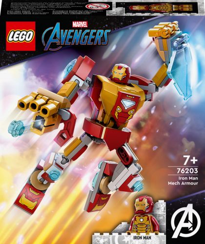  LEGO Super Heroes 76203 Iron Man mechanikus páncél