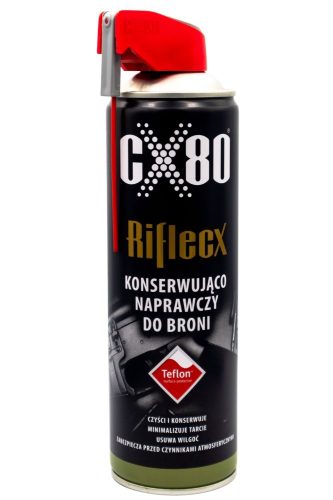 Tartozékok vadászfegyverek tisztításához - Teflon tartósító spray 500 ml Riflecx fegyverekhez
