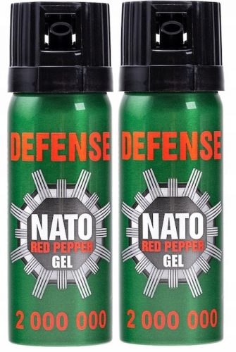 Könny spray - Védekező paprika spray -gázvédelmi katonai kúpos gél 50 ml 2 db.
