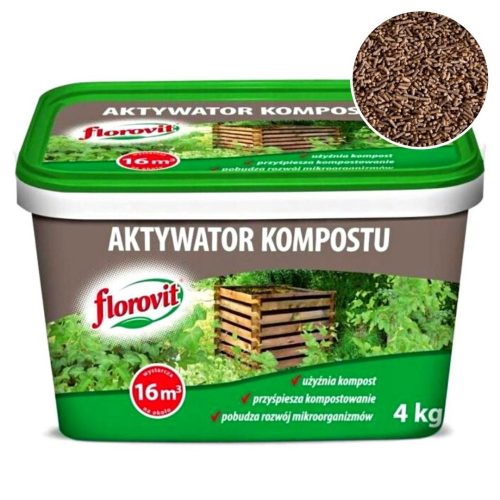  Szerves, természetes komposztálószer Grupa Inco granulátum 4 kg 4 l