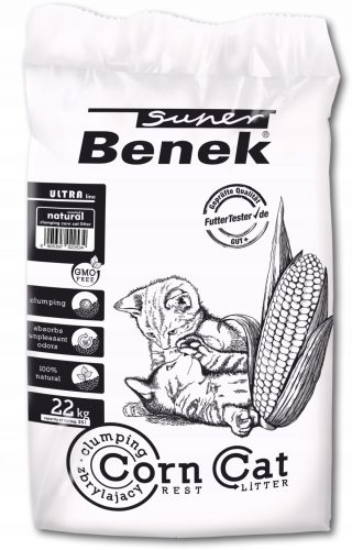 Alom nyulaknak és kis rágcsálóknak - Super Benek Corn Cat Ultra Natural 35L - 22 kg