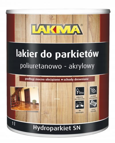 LAKMA Hydroparkiet SN parkettalakk, színtelen, 5 l