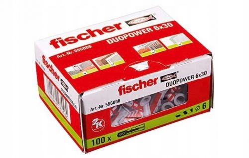 Fischer betondugók 6 x 30 mm 100 db.