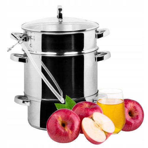 Gőzfacsaró - Juicer 8L rozsdamentes gőz edénygáz indukció