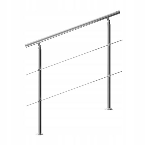 Monzana Balustrade lépcsőkorlát acél 120cm+2