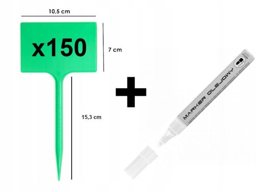  Szabadon álló tábla zöld 105 x 22 cm 150 db.