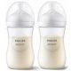 Bébiüveg - 2 x Avent Natural cumisüveg 260 ml