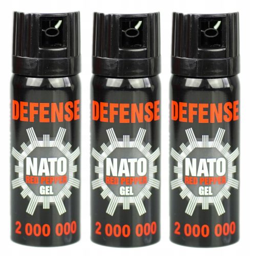 Könny spray - Borsgáz gélfelhőben NATO védelem 3 x 50 ml