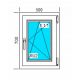 Ablak - PVC Windows 500x700 ru, jobbra