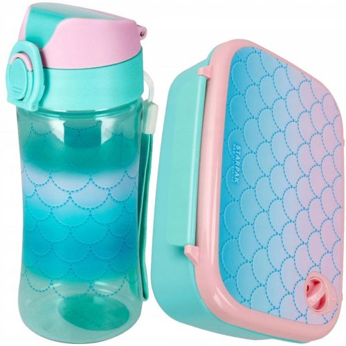  Starpak kulacs 420 ml + LUNCH BOX OMBRE REGGELI TARTÁLY