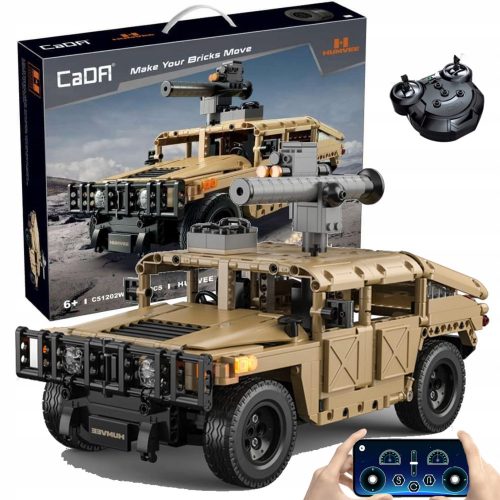  CaDa Make Your Bricks Move C51202W Humvee Off-Roader Dual Mode Control blokkok 628 db.