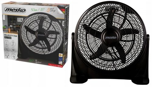 Fürdőszoba ventilátor - VENTILÁTOR KERINGETŐ PADLÓVENTILÁTOR 50cm/180W