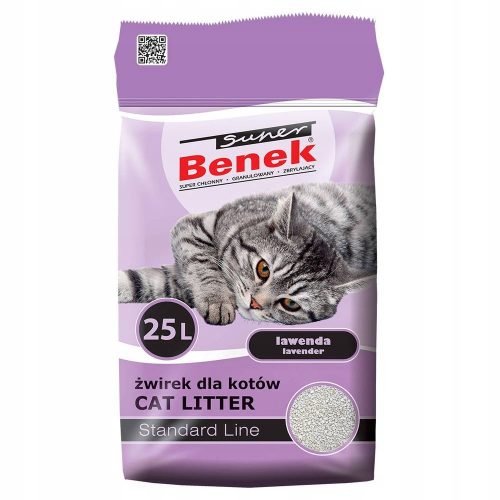 Alom nyulaknak és kis rágcsálóknak - Super Benek Lavendula 25L = 20 kg - lila