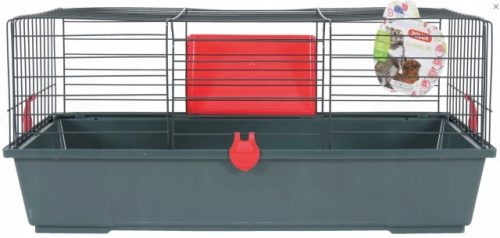 Ketrec rágcsálóknak - Zolux Classic Cage 80 cm kol. Szürke/piros