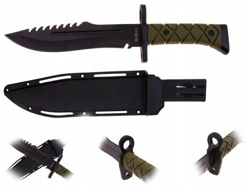 Kés, machete - BSH nagy taktikai katonai vadászat kés Finka