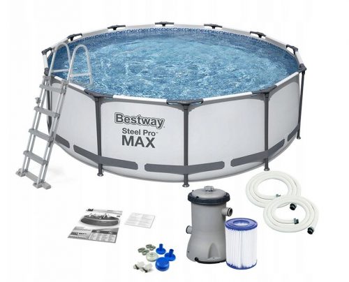 Medence - BESTWAY 56418 FRAME POOL 366x100cm * 8in1