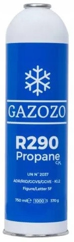 8001001 HŰTŐKÖZEG FREON GÁZ R290 PROPÁN