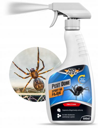  Permetező, aeroszol csótányok, hangyák, pókok, poloskák, ezüsthal ellen No-Pest 0,5 kg 500 ml