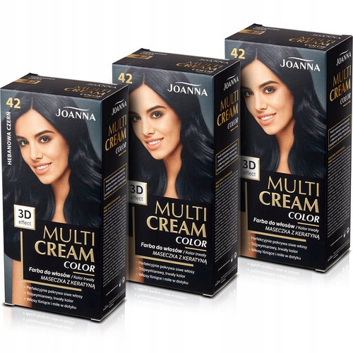  Joanna Multi Cream 3x hajfesték fekete 42