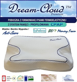 Párnák - Dream-Cloud DCCPAP1 ortopéd alvópárna 34 x 54 cm