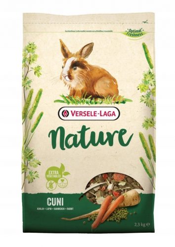 Takarmány kis rágcsálóknak - Versele Laga Cuni Nature (nyúl) 2,3 kg