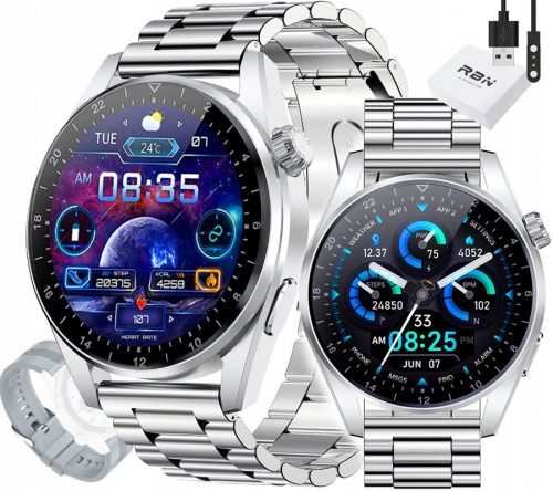  SMARTWATCH Rubicon férfi karóra HÍVÁSOK LÉPÉSEK SMS LENGYEL MENÜ SPORT SMART