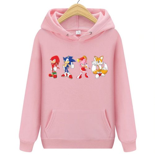 Gyermek pulóver - Sonic Sweatshirt Hood Sonic x 9-11 éves 140 cm