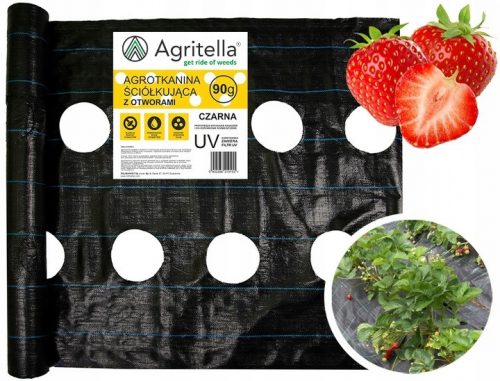 Agrotextília - Agrotella mulcsozó szövet (gyomirtó) Agritella fekete 80 x 5000 cm 90 g/m²