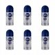  Nivea MEN Silver Protect 6 db 50 ml-es roll-on izzadásgátló