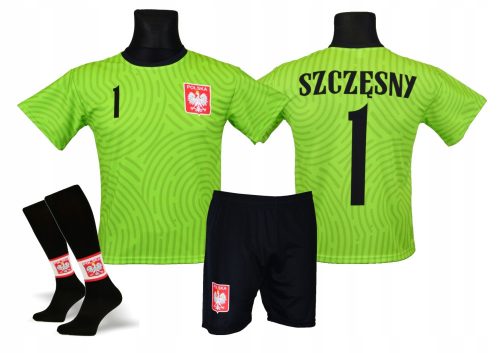 Kosárlabda ruhakészlet - Szczęsny Polska Green Football Strik+ Getters 164