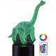 Gyermek éjszakai lámpa - LED éjszakai lámpa 3D dinoszaurusz brachiosaur gravír