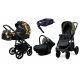 Többfunkciós babakocsi - Babylux 4in1 babakocsi, colorlux + bázis isofix