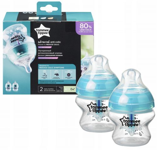 Bébiüveg - Kizuki palack Advanced Tomhee Tippee 2x150 m