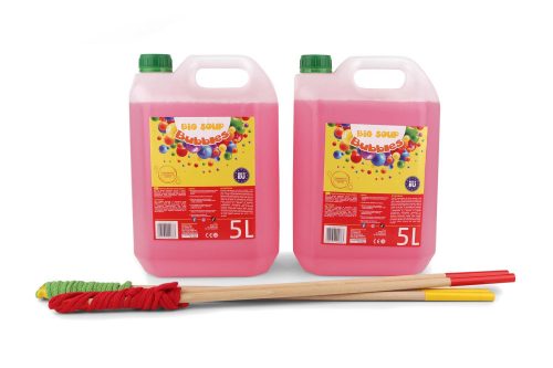 Bublifuk gyerekeknek - SET Buborékos folyadék 2x5L +2x STICK - PL - MBTOYS