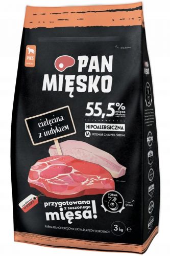  Pan Mięsko szárazeledel borjúhús 3 kg