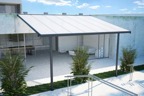  TERRASZ PERGOLA ALUMÍNIUM KERTI LATA 3x4,4 m