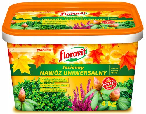 Kerti műtrágya - FLOROVIT ŐSZI UNIVERZÁLIS KÁLIUMTRÁGYA 4 kg