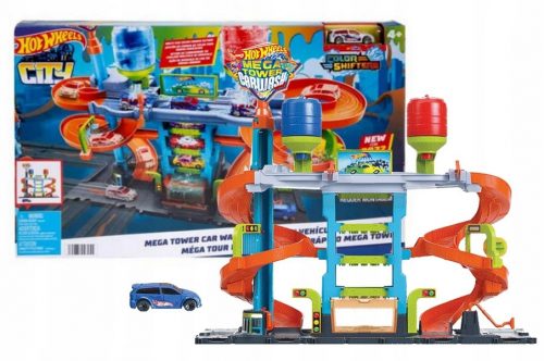 Garázs autóknak - HOT WHEELS CLOSE MEGA WASH SET Szín Sh