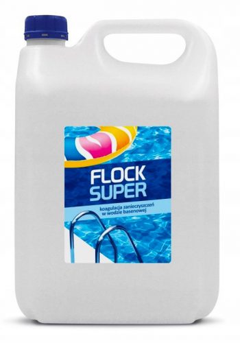 Medence kémia - Flock Super Coagulant Anti -Cloudy víz a 4L medencéhez