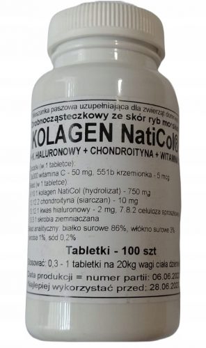 Vitaminok macskáknak - Kollagén hialuronsav C -vitamin C 100T.