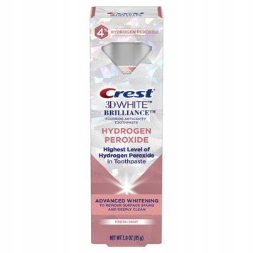 Fogkrém gyerekeknek - Crest 3D White Brilliance hidrogén-peroxid 85 g