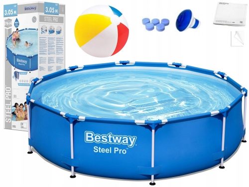 Medence - Bestway medence 305x76 acél pro 56679 + kiegészítők