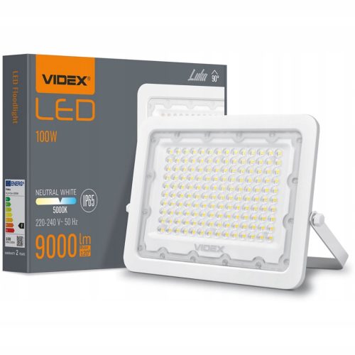 LED -es fényszóró lámpa 100W 9000 lm 5000K IP65 Videx